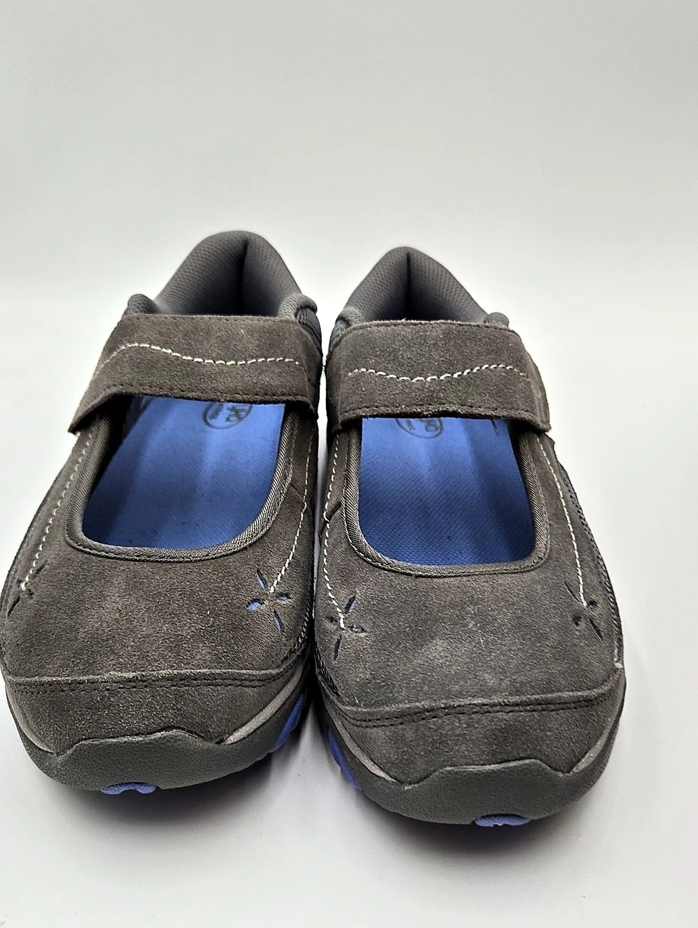 Ryka Mary Jane LO Gray & Blue US 9.5W New
